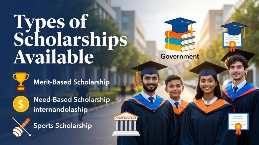 Types of Scholarships Available