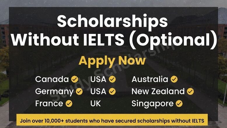 Scholarships Without IELTS (Optional)