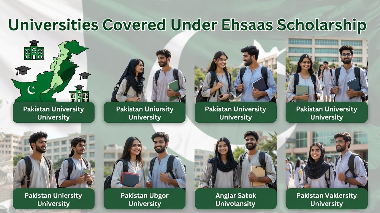 Universities Covered Under Ehsaas Scholarship