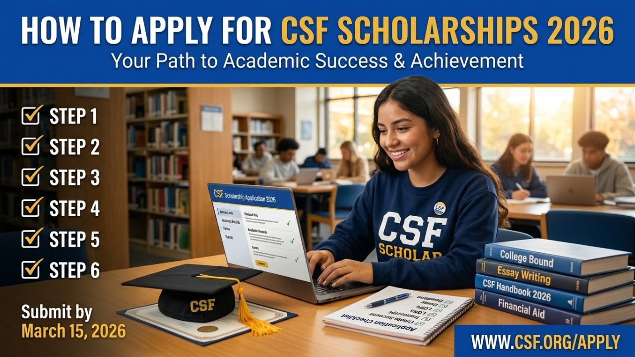 How to Apply for CSF Scholarships 2026