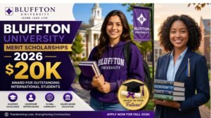 Bluffton University Merit Scholarships 2026