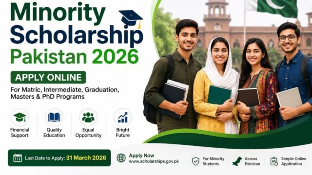 Minority Scholarship Pakistan 2026 – Apply Online