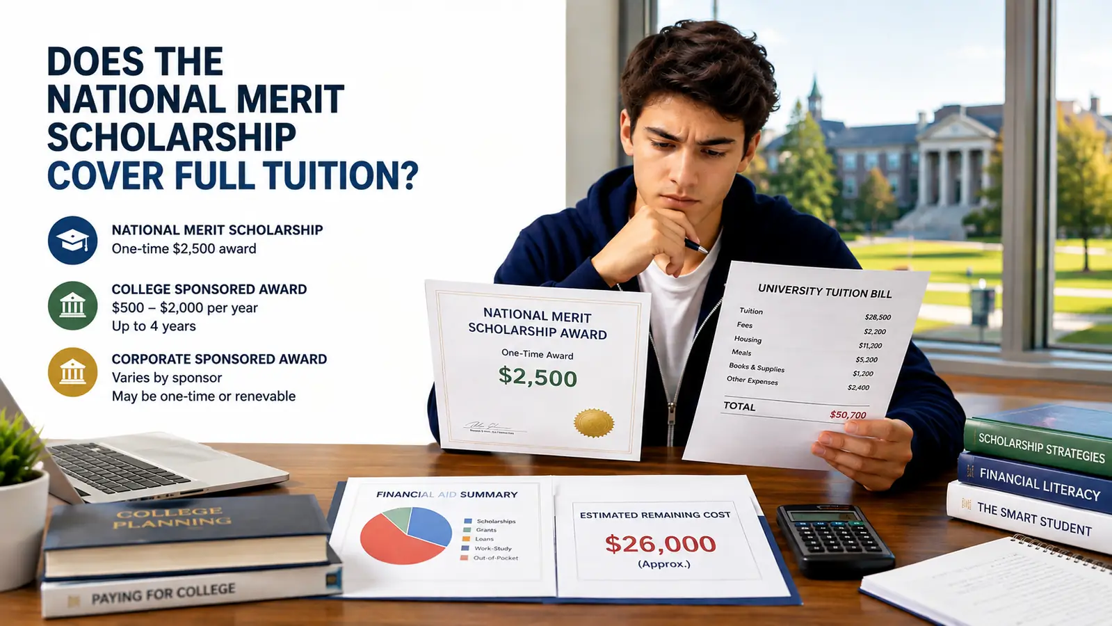 Does the National Merit Scholarship Cover Full Tuition?